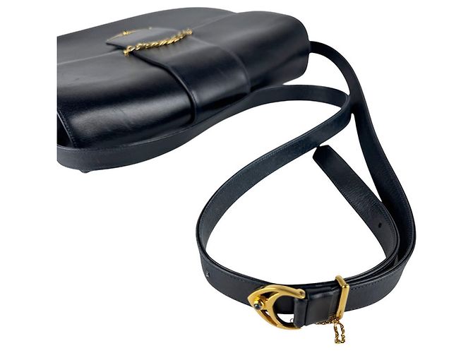 Borsa a tracolla in pelle Cartier Sapphire Line Blu navy - vista 10