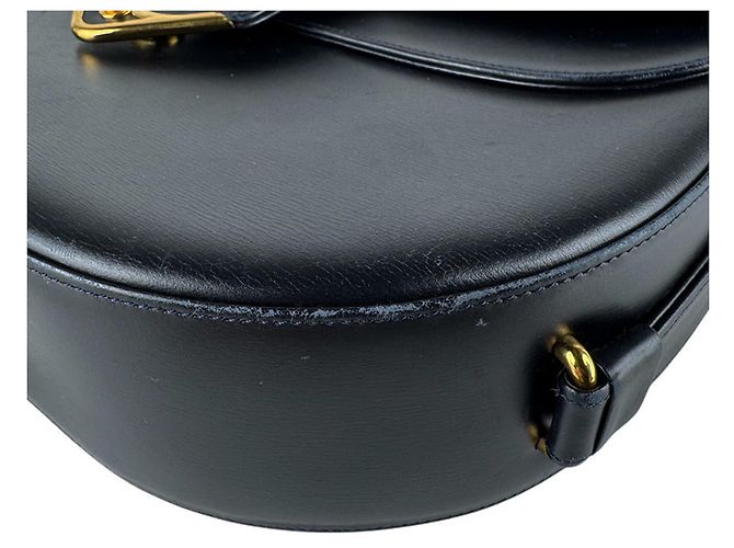 Borsa a tracolla in pelle Cartier Sapphire Line Blu navy - vista 9