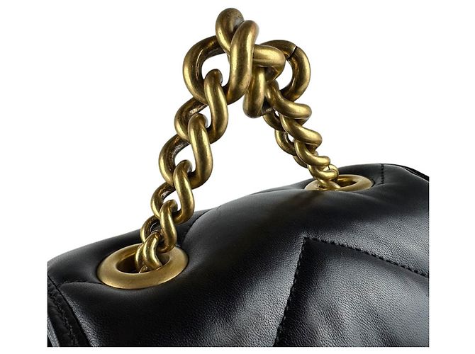 Gucci GG Marmont Lederrucksack Schwarz - Ansicht 10