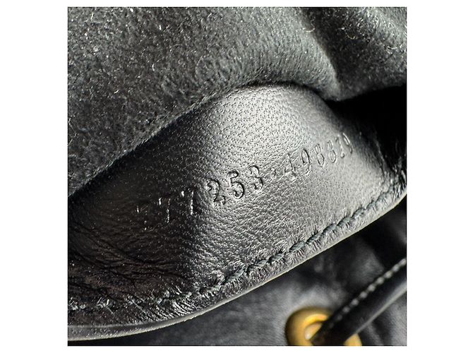 Gucci GG Marmont Lederrucksack Schwarz - Ansicht 14