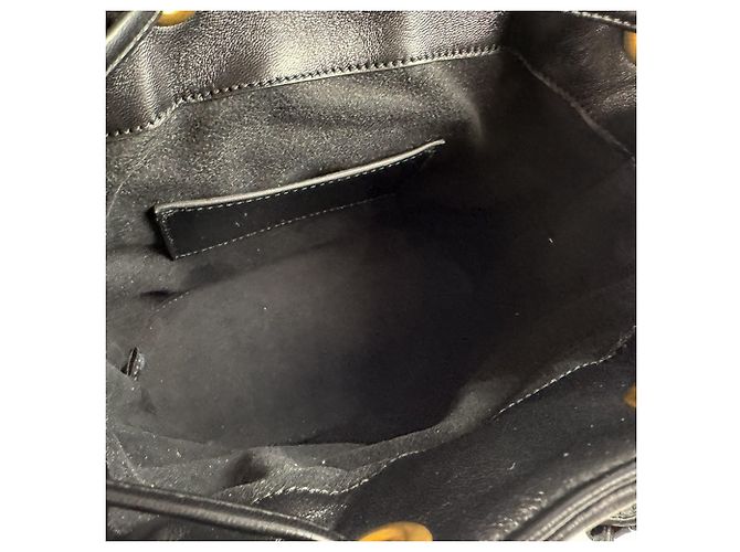 Gucci GG Marmont Lederrucksack Schwarz - Ansicht 5