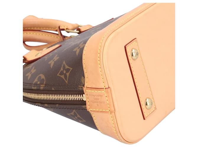 Bolso de hombro Louis Vuitton Alma BB Monogram Castaño - vista 10