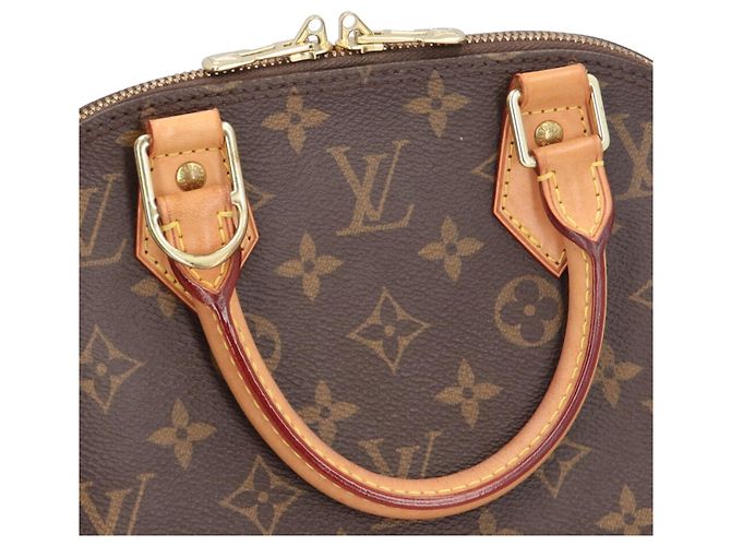 Bolso de hombro Louis Vuitton Alma BB Monogram Castaño - vista 14