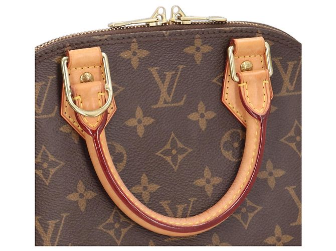 Bolso de hombro Louis Vuitton Alma BB Monogram Castaño - vista 15