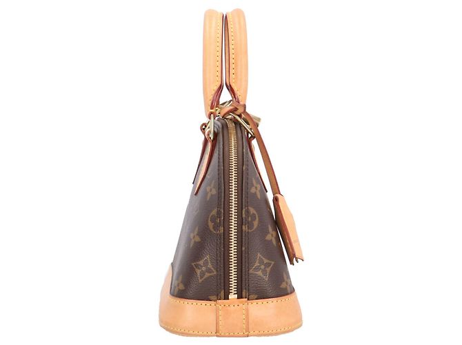 Bolso de hombro Louis Vuitton Alma BB Monogram Castaño - vista 4