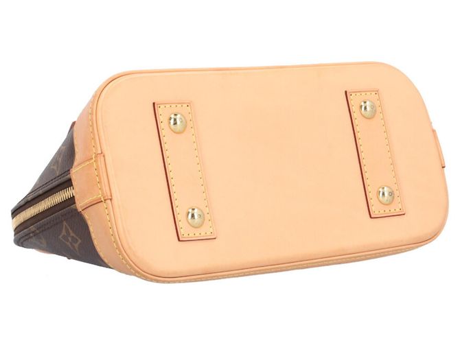 Bolso de hombro Louis Vuitton Alma BB Monogram Castaño - vista 6