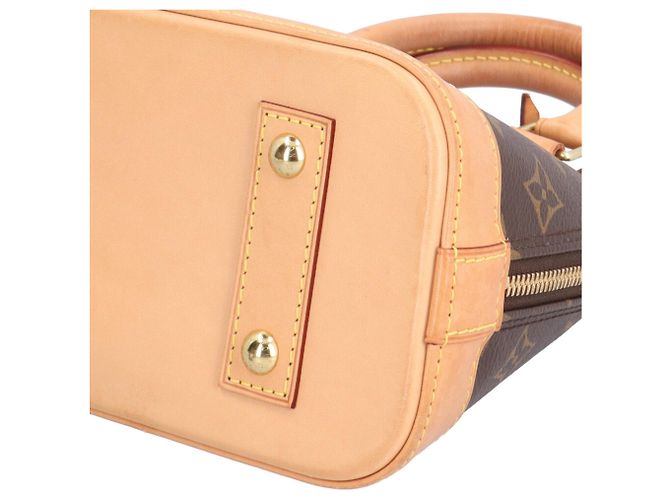 Bolso de hombro Louis Vuitton Alma BB Monogram Castaño - vista 9