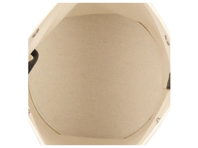 Borsa a secchiello Saint Laurent Rive Gauche Nero Beige - vista 8