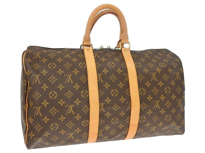 Louis Vuitton Keepall Monogram Canvas 45 Marrone - vista 2