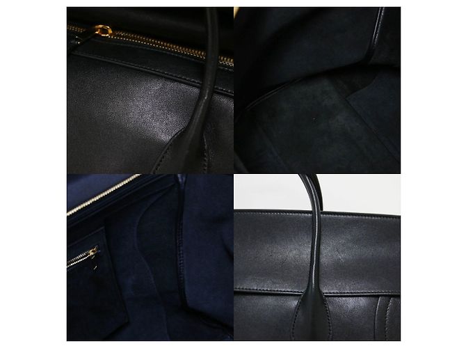 Céline Borsa tote Celine in pelle nera e scamosciata Nero - vista 12