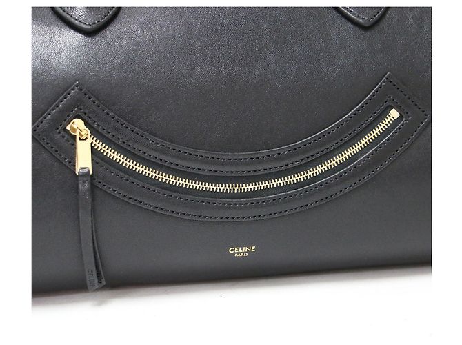 Céline Borsa tote Celine in pelle nera e scamosciata Nero - vista 9