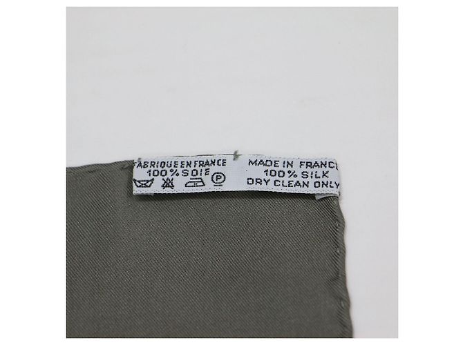 Hermès HERMES Carre 90 LE ROY SOLEIL Sciarpa in seta Marrone - vista 8