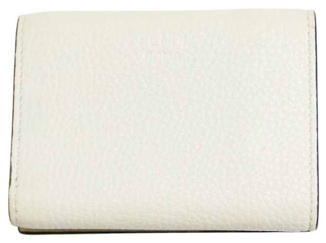 Fendi Peekaboo Micro Dreifach-Geldbörse Weiß - Ansicht 2