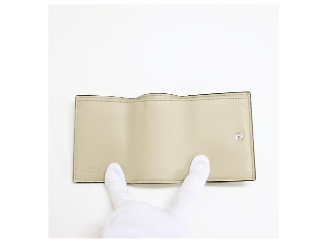 Fendi Peekaboo Micro Dreifach-Geldbörse Weiß - Ansicht 3