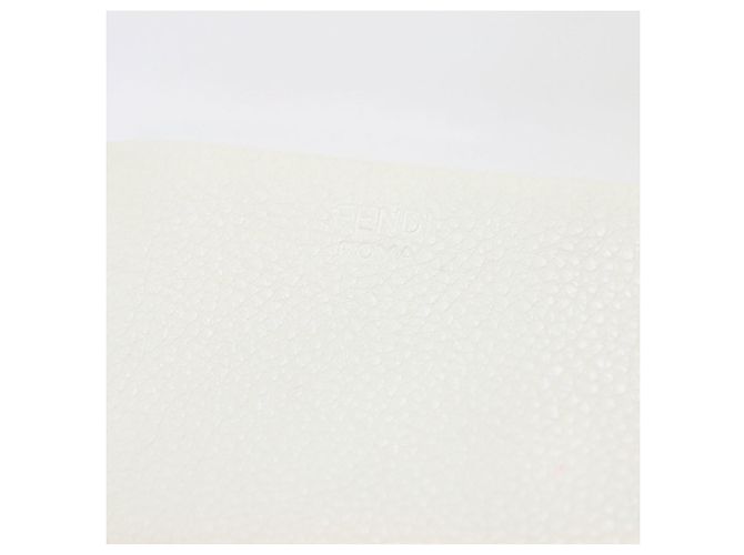 Fendi Peekaboo Micro Dreifach-Geldbörse Weiß - Ansicht 8