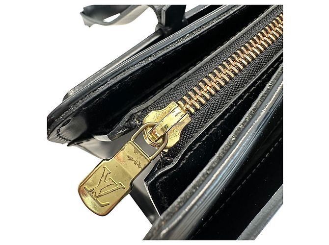 Louis Vuitton Epi Leder Handtasche - Croisette PM Noir Schwarz - Ansicht 9