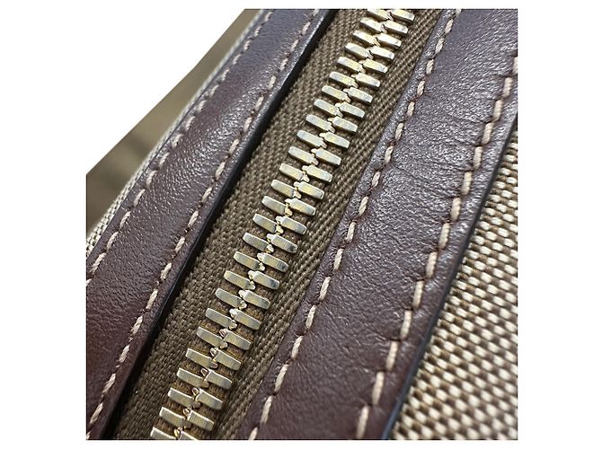 Jacquard Bolso Prada Beige/Marrón Castaño - vista 8