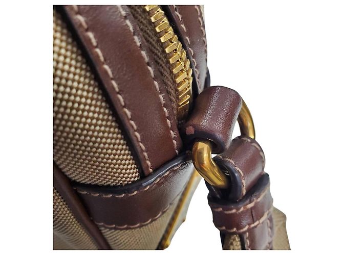 Jacquard Bolso Prada Beige/Marrón Castaño - vista 9