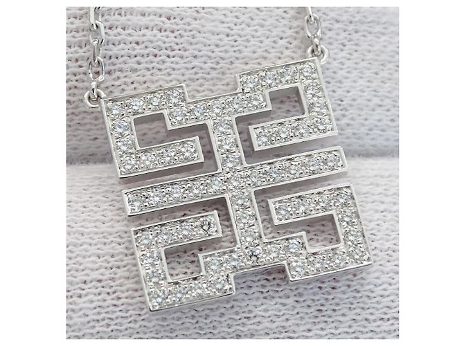 Collana Cartier in oro bianco 18K e diamanti D'oro - vista 10