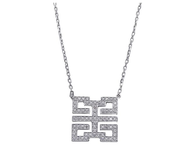 Collana Cartier in oro bianco 18K e diamanti D'oro - vista 2