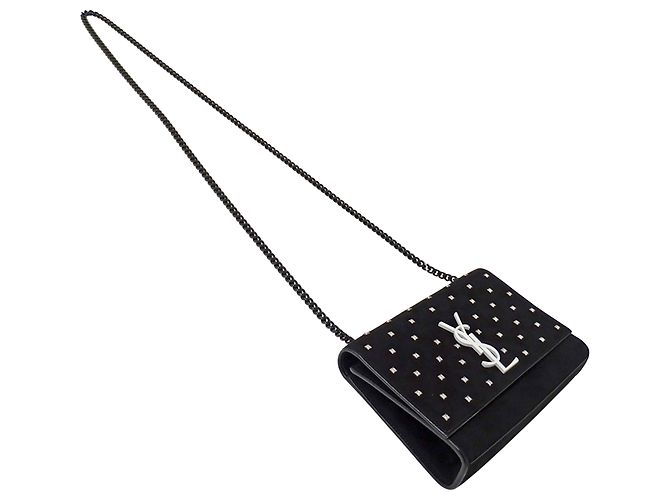 Borsa Kate Small di Saint Laurent Nero - vista 4