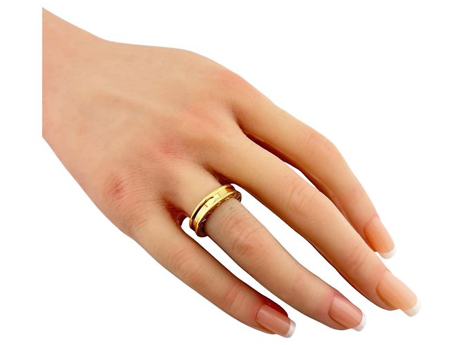 Bulgari Anello in oro giallo 18K Bvlgari B.zero1 D'oro - vista 2