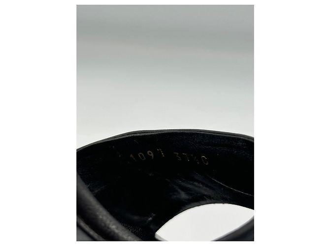Mule Gucci in pelle nera con logo Nero - vista 9