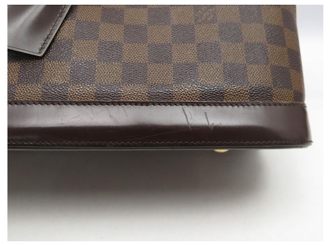 BORSA LOUIS VUITTON ALMA PM N53151 DAMIER EBENE CANVAS Marrone - vista 17