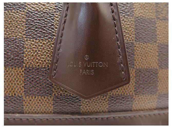 BORSA LOUIS VUITTON ALMA PM N53151 DAMIER EBENE CANVAS Marrone - vista 6