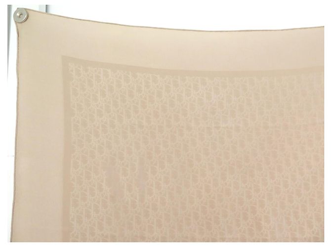 FASCIA QUADRATA IN SETA CHRISTIAN DIOR MONOGRAMME OBLIQUE 90 BEIGE - vista 2