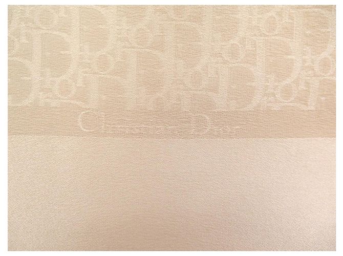 FASCIA QUADRATA IN SETA CHRISTIAN DIOR MONOGRAMME OBLIQUE 90 BEIGE - vista 6