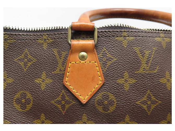 BORSA LOUIS VUITTON SPEEDY 40 IN TELA MONOGRAM M41522 Marrone - vista 15