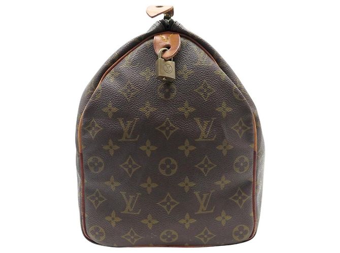 BORSA LOUIS VUITTON SPEEDY 40 IN TELA MONOGRAM M41522 Marrone - vista 3