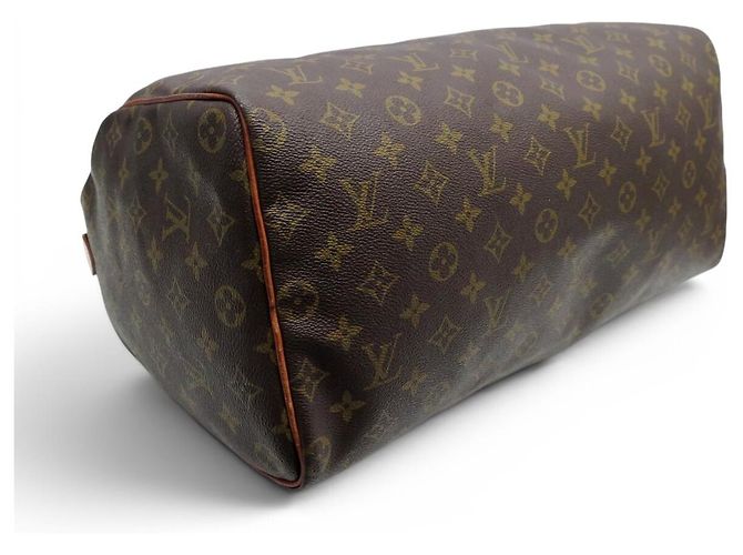 BORSA LOUIS VUITTON SPEEDY 40 IN TELA MONOGRAM M41522 Marrone - vista 5