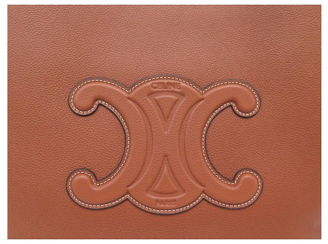 Cabas Céline NUOVA BORSA CELINE ANAIS MEDIUM 116853ENY PELLE MARRONE - vista 6