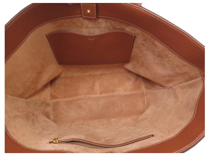Cabas Céline NUOVA BORSA CELINE ANAIS MEDIUM 116853ENY PELLE MARRONE - vista 8