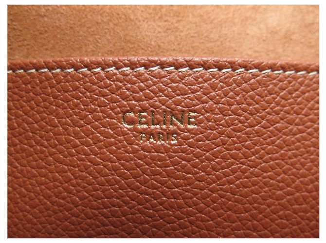 Cabas Céline NUOVA BORSA CELINE ANAIS MEDIUM 116853ENY PELLE MARRONE - vista 9