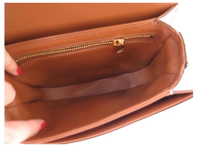 Céline NUOVA BORSA A SPALLA CELINE CLEA 110962BZ4.04 TELA TRIOMPHE A TRACULLA Marrone - vista 10