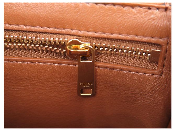 Céline NUOVA BORSA A SPALLA CELINE CLEA 110962BZ4.04 TELA TRIOMPHE A TRACULLA Marrone - vista 11