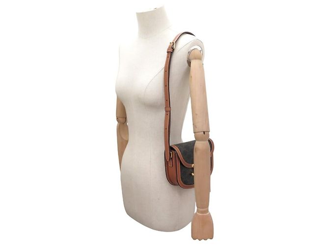 Céline NUOVA BORSA A SPALLA CELINE CLEA 110962BZ4.04 TELA TRIOMPHE A TRACULLA Marrone - vista 16