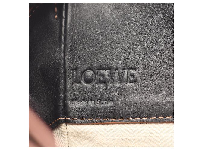 Borsa a 2 modi Hammock Mini in pelle Loewe Marrone Beige - vista 3