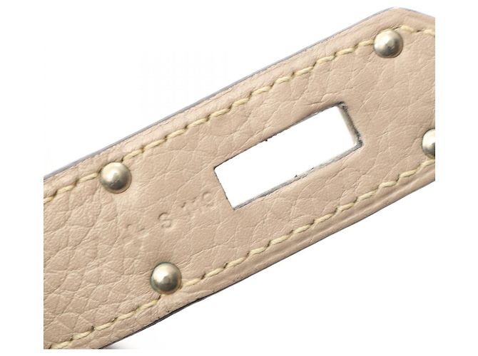 Hermès Borsa a Spalla Hermes Jypsiere 34 Grigio Marrone Beige - vista 4