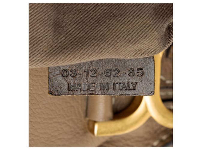 Chloé Borsa Marcie Medium in pelle di vitello Chloe Marrone Beige - vista 6