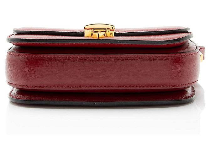Gucci Sylvie 1969 Mini Schultertasche aus Leder Rot - Ansicht 4