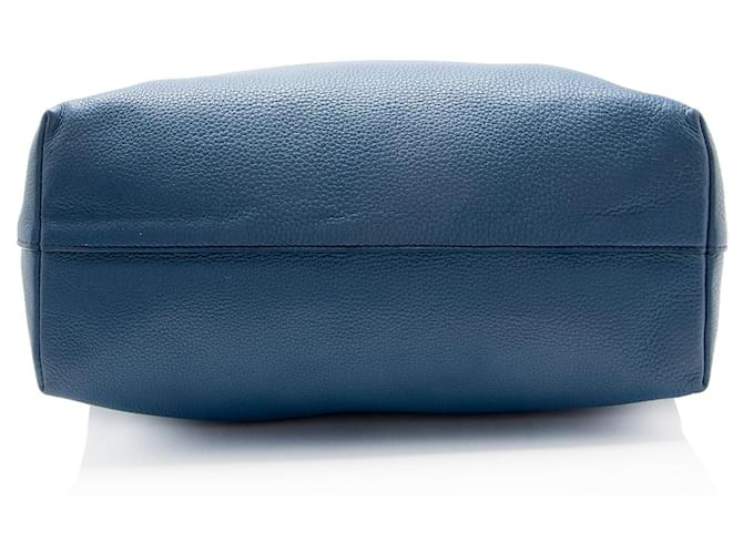 Tote Prada Vitello Phenix N/S Blu - vista 4