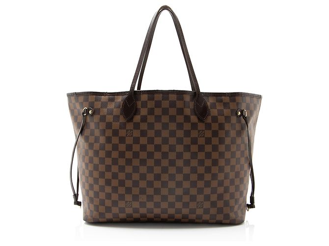 Louis Vuitton Damier Ebene Neverfull GM Tote Marrone - vista 3