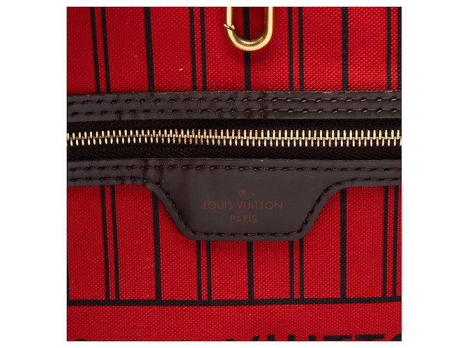 Louis Vuitton Damier Ebene Neverfull GM Tote Marrone - vista 8