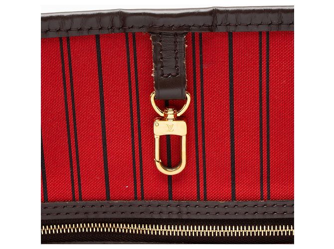 Louis Vuitton Damier Ebene Neverfull GM Tote Marrone - vista 9