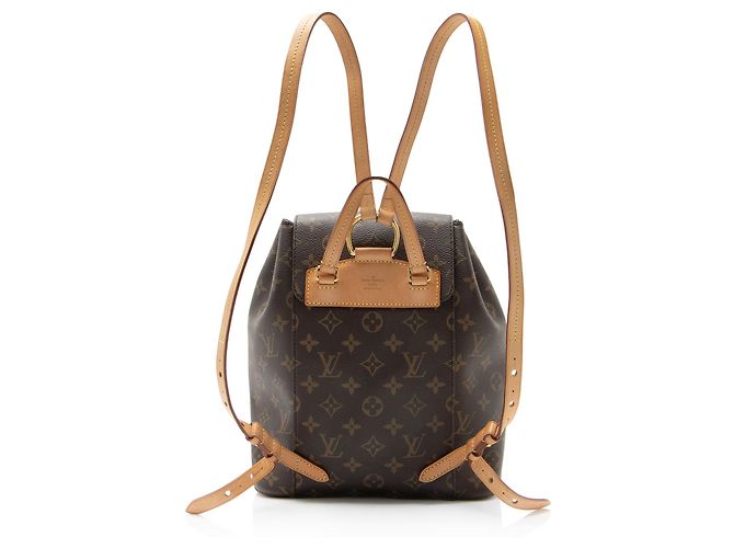 Louis Vuitton Monogram Canvas Montsouris NM Backpack Brown - view 3