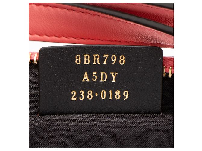 Pequena bolsa hobo de couro Fendi Fendigraphy Rosa - vista 6